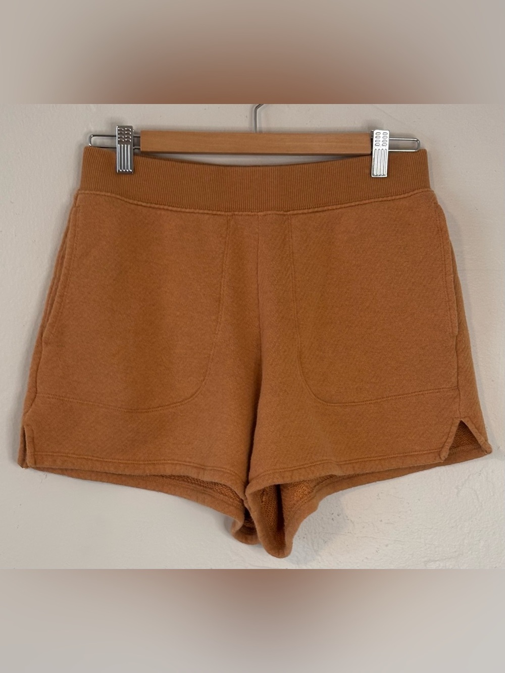 Madewell Make Weekends Longer MWL Lounge Shorts in Camel Women’s Size Small